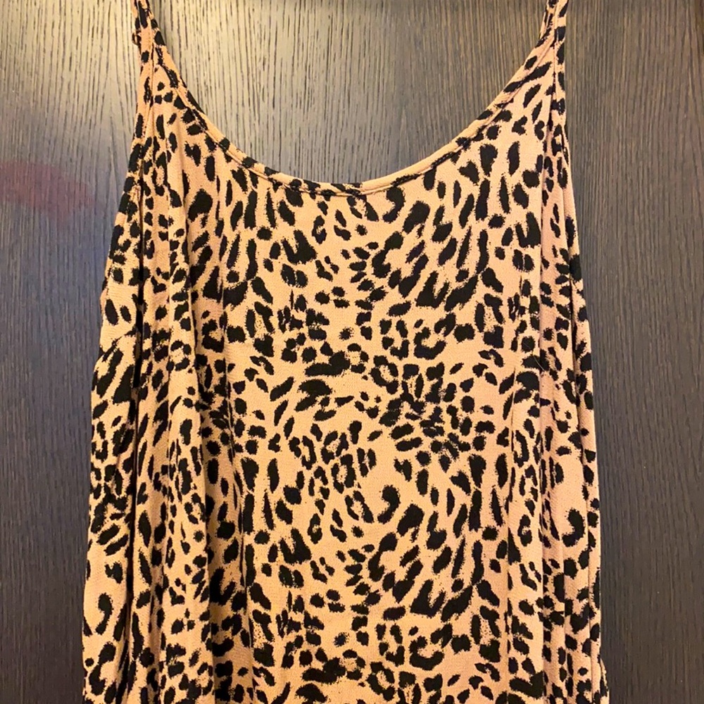 American Eagle Leopard Print Dress